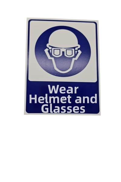 HiperAD Reklam لافتة تحذيرية من فوركس بطباعة 'لا تستخدم القناع أو النظارات' -...