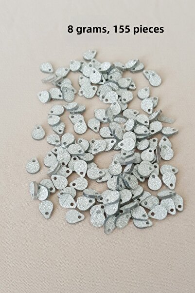 Royaleks Oya Abiye Brățară Colier Plexi Plastic Metalic Paiete Culoare Argint...