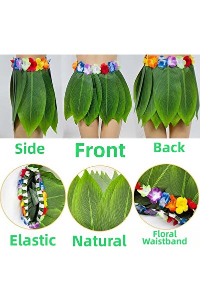 lowell home تنورة حفلات على شكل أوراق هاواي مستوحاة من الطراز الاستوائي للأطفال