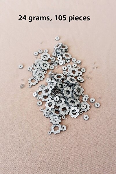 teknoparkx Oya Evening Dress Bracelet Necklace Plexi Metallic Plastic Sequins...