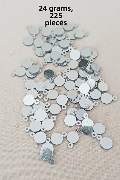 toyigoo Oya Evening Dress Bracelet Necklace Plexi Metallic Plastic Sequins Si...