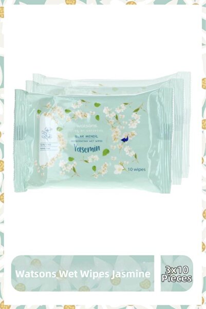 Watsons مناديل مبللة ياسمين 3×10 قطع