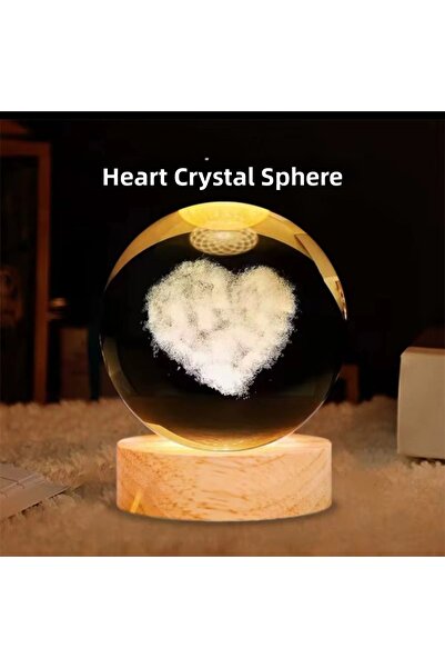 Twin Store Mey Import ®   Led Lighted Patterned Glass Globe with Large Size W...