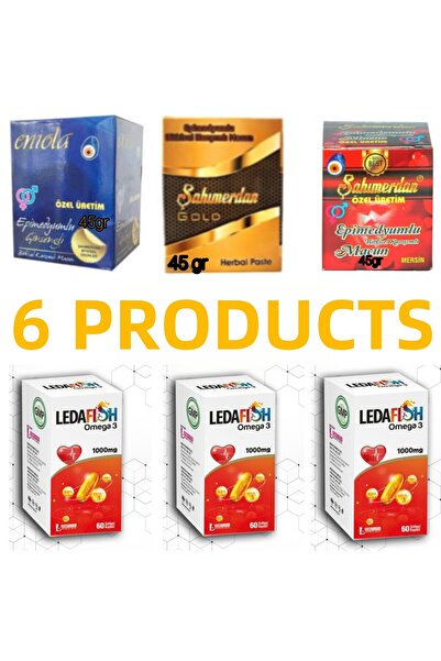 LedaPharma Leda Omega 3 60 Soft Paste with Kp & Molasses Mini