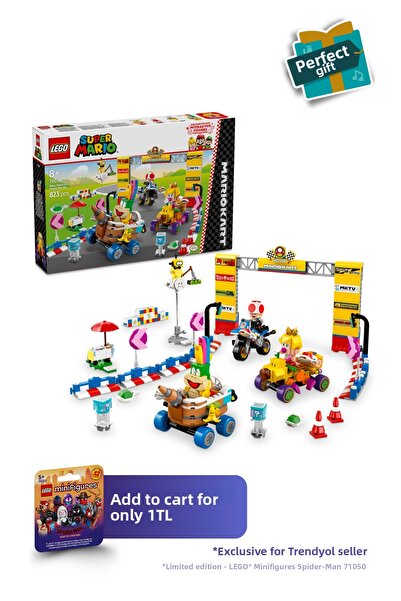 LEGO ® Super Mario™: Mario Kart™ – Baby Peach & Grand Prix Set, Racing Toy 72036