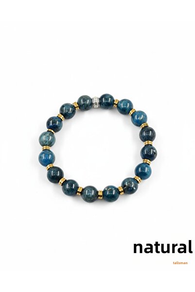 Naturel Tılsım سوار من الحجر الطبيعي من الأباتيت مقاس 10 ملم