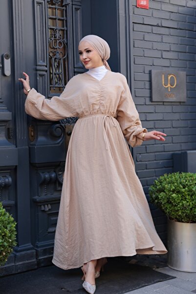 LOCCO Γυναικείο φόρεμα Olivia Mink