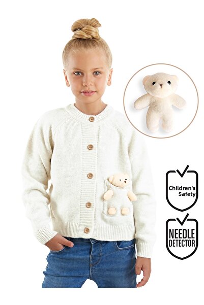 Denokids Girl's Knitwear Cardigan with Toys