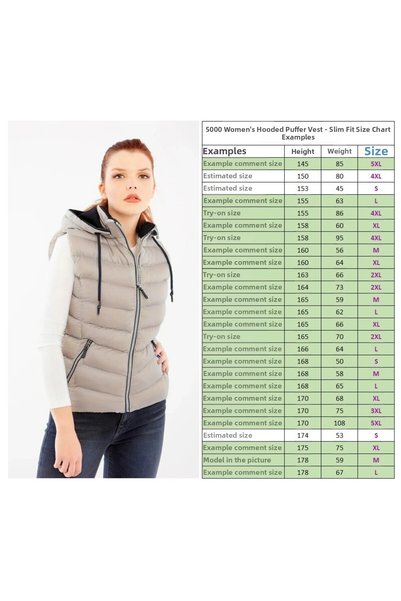 DYNAMO Vestă matlasată pentru femei, cu glugă căptușită cu fleece, ecru