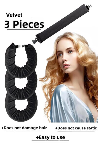 Deko Dekor Black Velvet Hair Styler - Ondulator și ondulator fără căldură