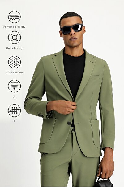 Kiğılı Costum clasic Techno-Line 7 Drop Super Slim Fit Extra Dar Croială