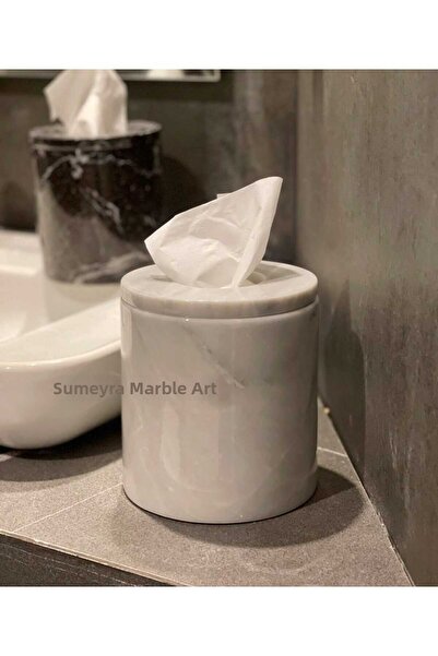 Sümeyra Marble Art CUTIE DE SERVETELE DE MARMURĂ - SUPORT DE SERVETELE DE MARMURĂ