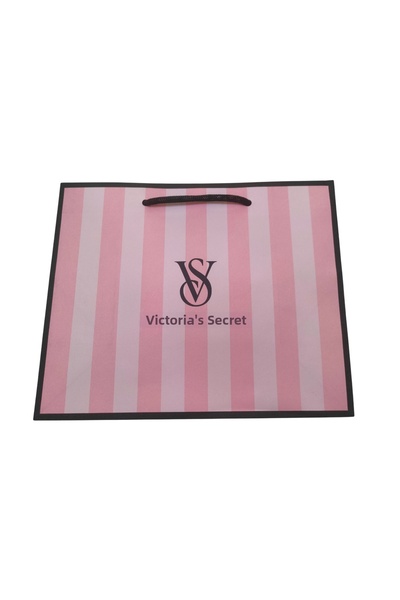 Victoria's Secret Shopping Bag Medium - New Pink Striped Model