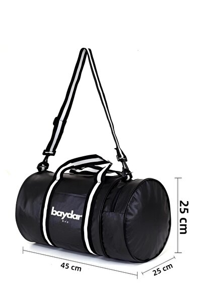 baydar - حقيبة رياضية وحقيبة سفر من الجلد الصناعي الأول جودة للجنسين، نسيج جلدي لامع مقاوم للماء