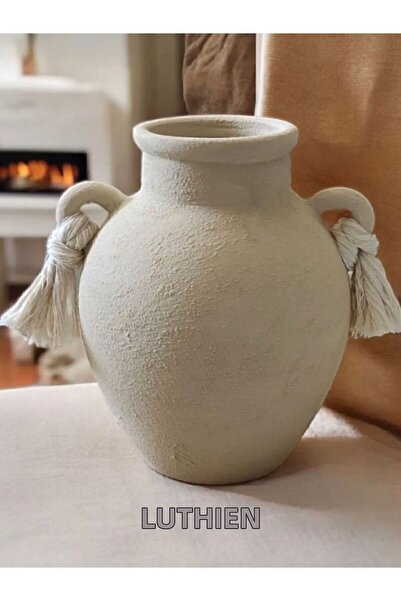 Luthien Vază cub de design cu mâner texturat (dimensiune 18 cm)