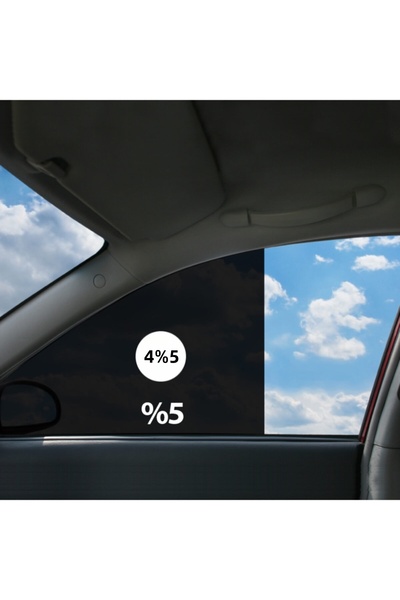 Numgard فيلم نافذة اتوماتيكي مضاد للخدش جودة أولى 50 سم × 6 متر 5% ظلمة رقم 4 درجة غامقة