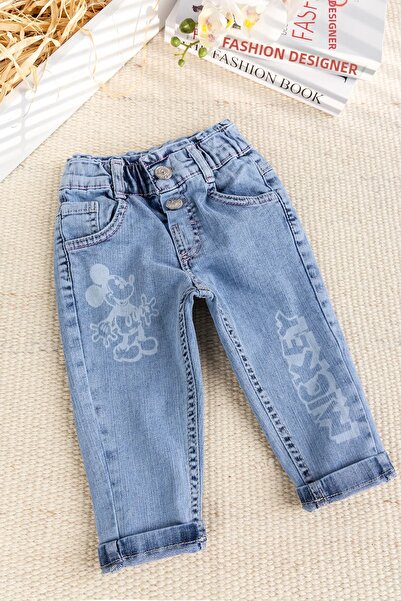 Babymod الشكل الدنيم القطن أنيق الجينز طفلة السراويل