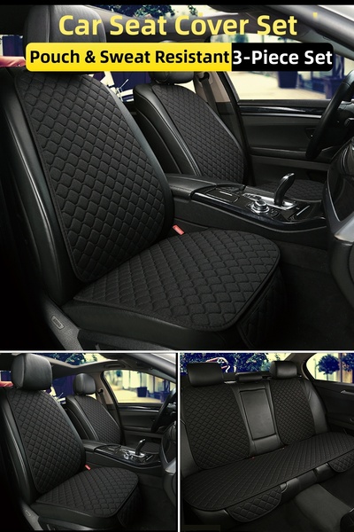 TORPEDO مجموعة وسائد مقعد السيارة مع جيوب من الريش التايلاندي وظهر مضاد للتعر...