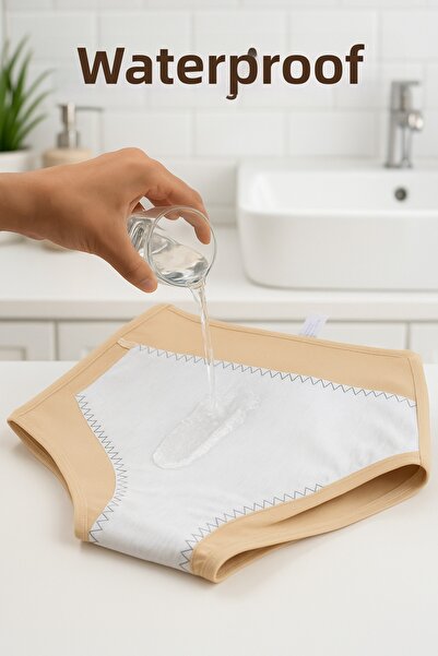 ogonline سراويل داخلية نسائية بتصميم خاص لفترة الحيض، ذات قدرة امتصاص عالية