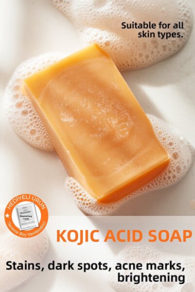 Roen صابون حمض الكوجيك الطبيعي، تبييض البشرة، إزالة البقع، التسويد، حب الشباب، بقع الشمس 110 جرام