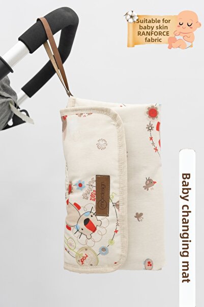 mordesign وسادة حفاضات حقيبة الطفل، وسادة تغيير الحفاضات، حقيبة العناية المحمولة، سلسلة الحيوانات،