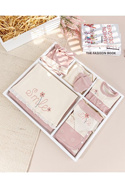 Babymod Floral Embroidered Frilly Cotton 10 Piece Baby Girl Hospital Outlet B...