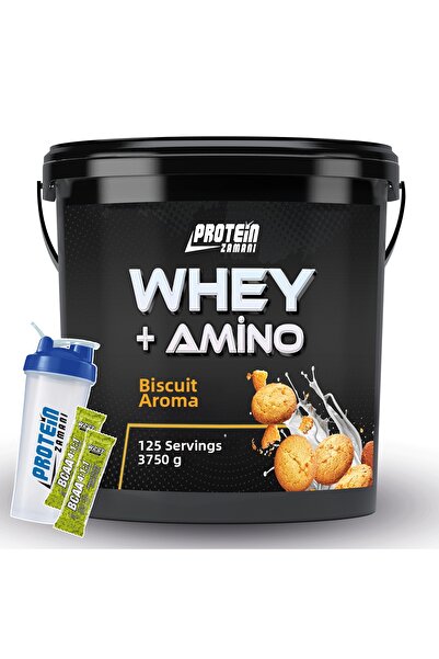 Protein Zamanı 3750 جرام من مسحوق البسكويت - هدية شاكر بنكهة النبيذ والبروتين الأميني