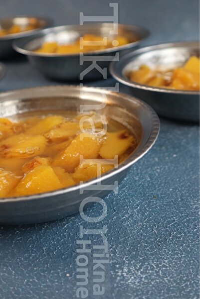 TİKHA HOME Stainless Steel Forged Patterned Soup Bowl 200 cc Set of 6