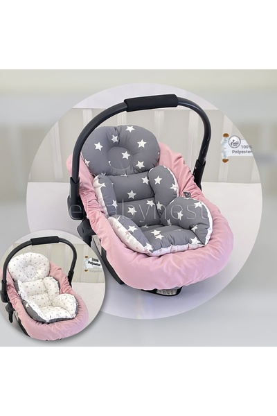 ebabynest وسادة سفلية لعربة الأطفال باللون الرمادي من سلسلة Bigstar