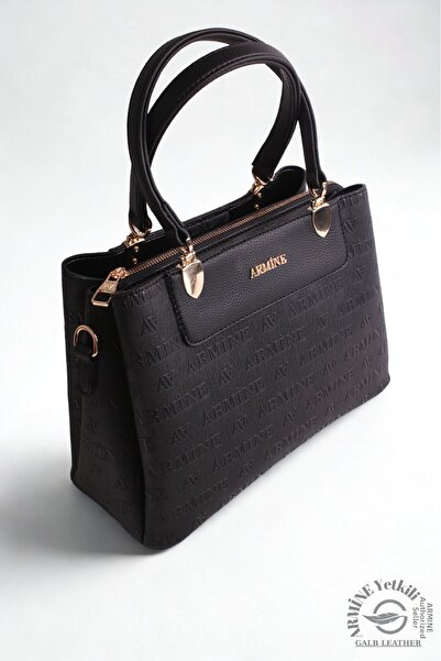 Armine حقيبة كتف نسائية أصلية من Armine ذات جودة عالية ومناسبة للاستخدام اليومي باللون الأسود 206