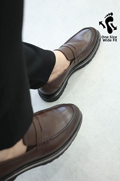 FAST STEP حذاء كلاسيكي من الجلد الطبيعي للرجال - 741MA506E30