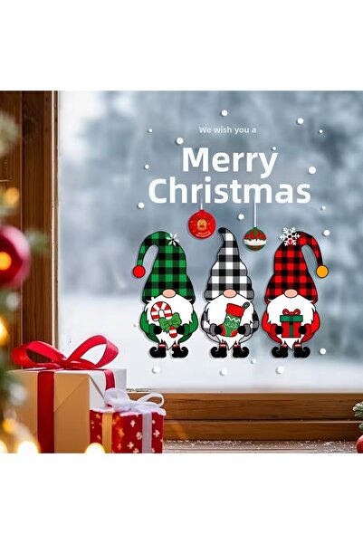 MKARAKAN Autocolant Rvell Cute Gnomes folosit pe uși, sticlă, etc. (lăsa o ur...