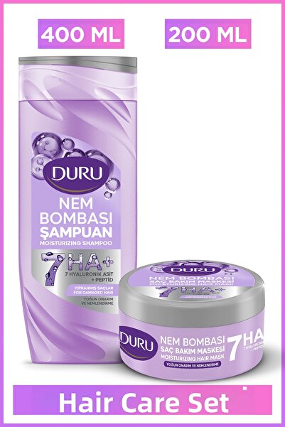 Duru Moisture Bomb Intensive Repair and Moisturizing Shampoo & Hair Mask
