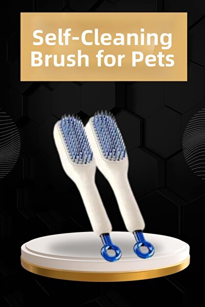 Store Easy Clean Brush Pet Dedicated Deshedding
