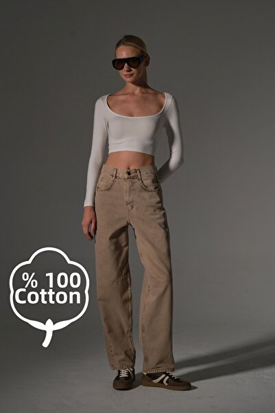 Maule Loose Cut Wide Leg Casual Baggy Jean High Waist Denim Loose Women's Pants @Magnolia