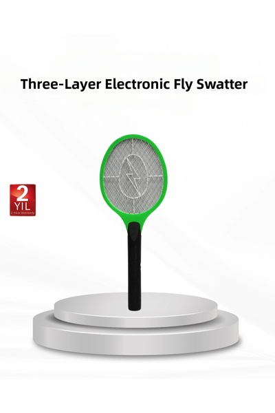 Epilons مضرب ذباب إلكتروني عالي الجهد - استخدام هادئ وخالٍ من المواد الكيميائ...