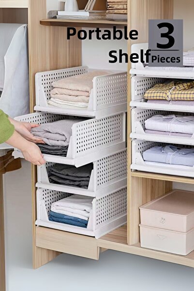 Heredot Organizator cu rafturi glisante din 3 piese Mithra Life – Organizator...