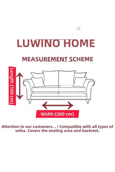 LUWİNO HOME Colorful Hand-Tie Seat Cover 180*200 CM