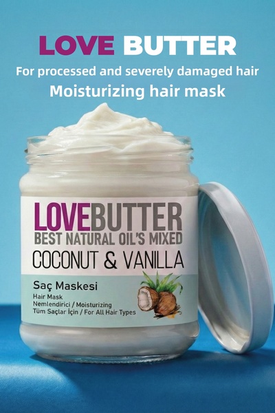 LOVE BUTTER Coconut & Vanilla Moisturizing Hair Mask