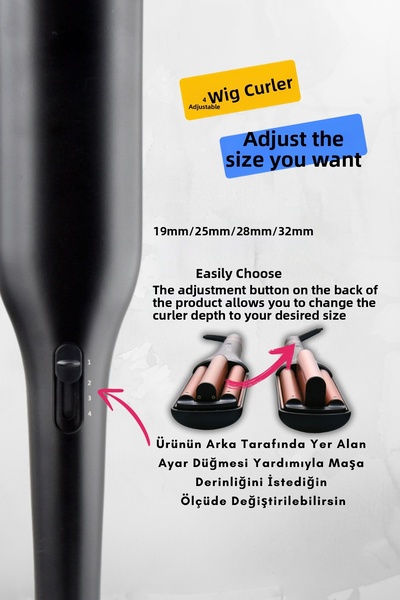 Shibowavy Wag clamp 4 adjustable black color (19mm/25mm/28mm/32mm adjustable feature)