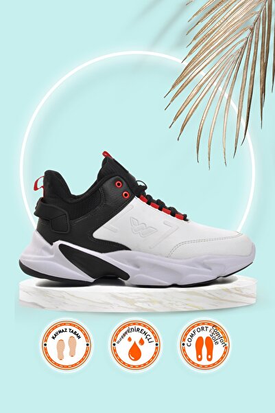 WALKWAY حذاء كرة السلة الأبيض للرجال من سلام دنك