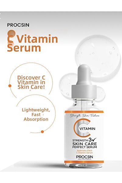 PROCSIN Vitamin C Brightening and Tone Equalizing Treatment Serum 20ml