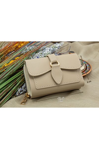 Womancraft Defne Women's Wallet with Zippered Accordion Paper and Coin Compartment