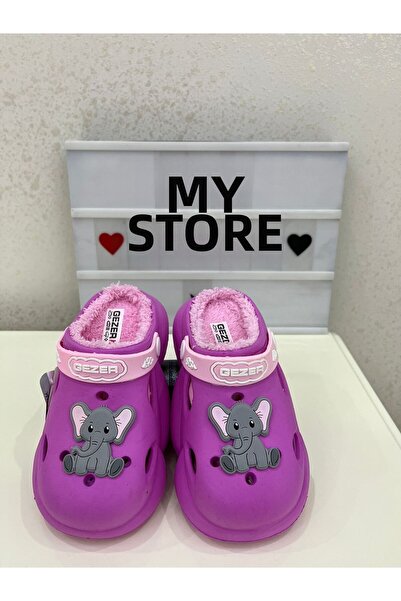 GEZER Dětské zimní plyšové přezůvky s licencí uvnitř domácí školní školky