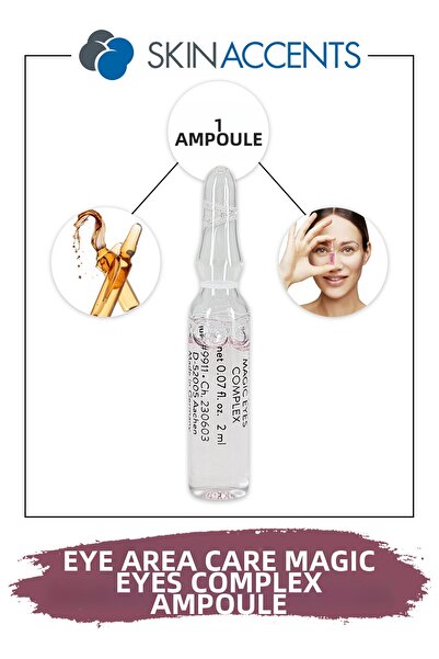 Skin Accents أمبولة العناية بمحيط العين، مصل بشرة العيون السحرية، قطعة واحدة ...