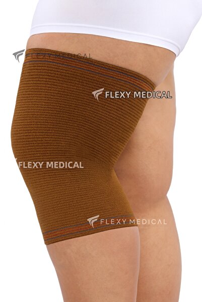 Flexy Medical Camel Hair Wool Knee Pad Orthopedic Support | Heat Compression Protection for Ve