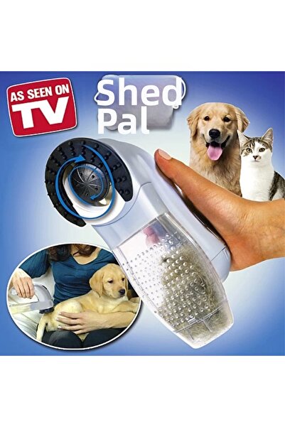 lowell home مشط مجموعة شعر القطط والكلاب من Shed Pal - ماكينة حلاقة لتجميع الشعر