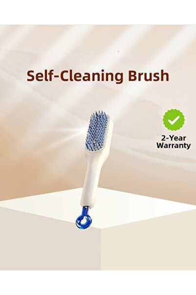 Lisinya Πρακτική χτένα μαλλιών με μηχανισμό – Αυτοκαθαριζόμενη, Φορητή - TYGOO