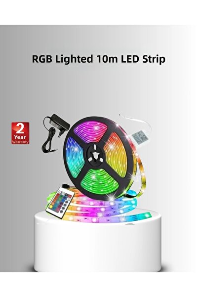 Epilons شريط إضاءة LED RGB مع جهاز تحكم عن بعد مرن للديكور المحمول