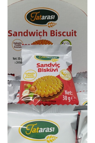 tatarası بسكويت ساندويتش حاصل على شهادة حلال